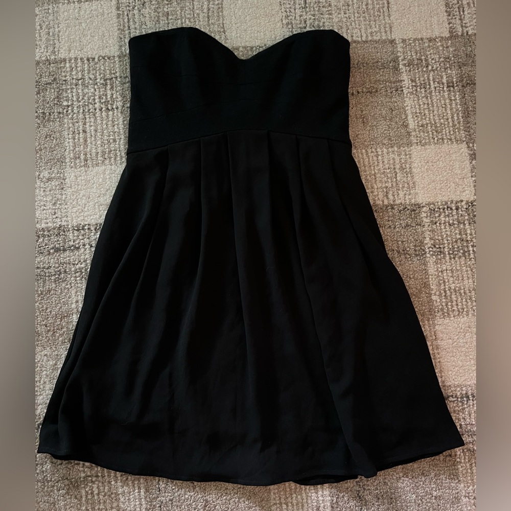 Womens Club Monaco Black Strapless Dress Size 4